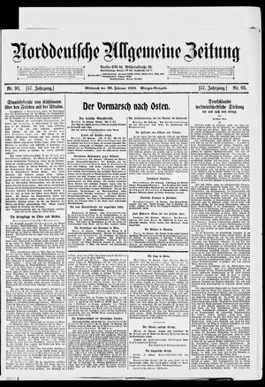 Norddeutsche allgemeine Zeitung vom 20.02.1918