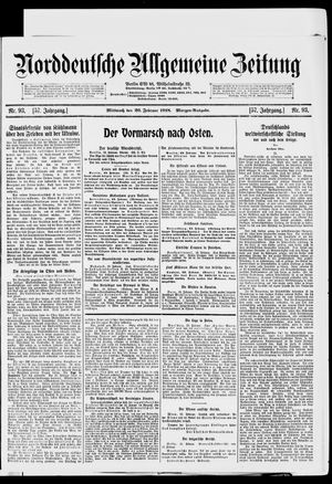 Norddeutsche allgemeine Zeitung on Feb 20, 1918