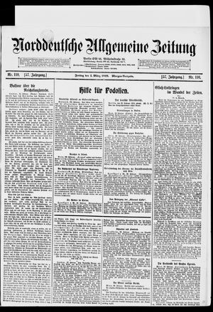 Norddeutsche allgemeine Zeitung vom 01.03.1918