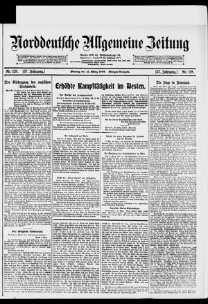 Norddeutsche allgemeine Zeitung vom 11.03.1918