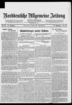 Norddeutsche allgemeine Zeitung vom 14.03.1918
