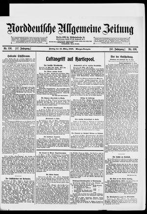 Norddeutsche allgemeine Zeitung vom 15.03.1918