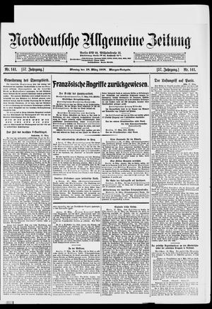 Norddeutsche allgemeine Zeitung vom 18.03.1918