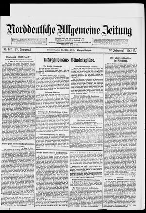 Norddeutsche allgemeine Zeitung on Mar 21, 1918