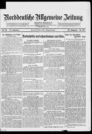 Norddeutsche allgemeine Zeitung vom 31.03.1918