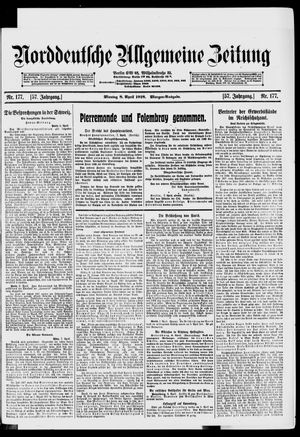 Norddeutsche allgemeine Zeitung vom 08.04.1918