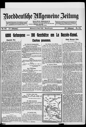 Norddeutsche allgemeine Zeitung vom 10.04.1918