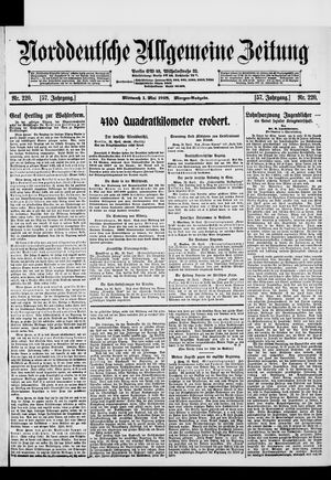 Norddeutsche allgemeine Zeitung vom 01.05.1918