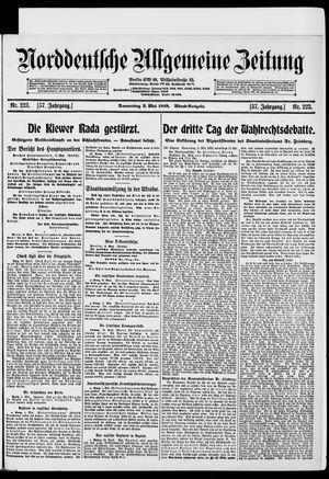 Norddeutsche allgemeine Zeitung on May 2, 1918