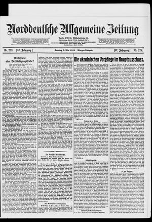 Norddeutsche allgemeine Zeitung on May 5, 1918
