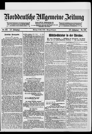 Norddeutsche allgemeine Zeitung vom 06.05.1918