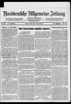 Norddeutsche allgemeine Zeitung vom 07.05.1918