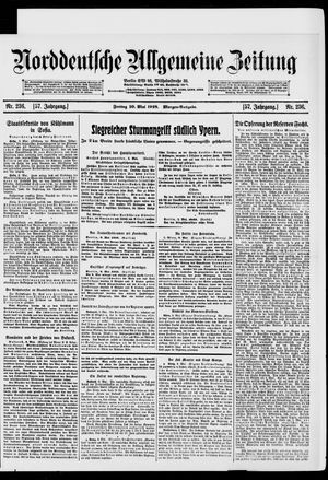 Norddeutsche allgemeine Zeitung vom 10.05.1918