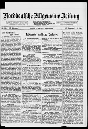 Norddeutsche allgemeine Zeitung vom 11.05.1918