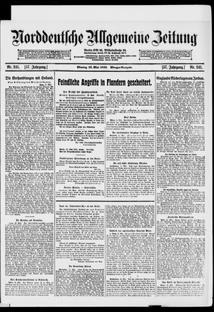 Norddeutsche allgemeine Zeitung vom 13.05.1918