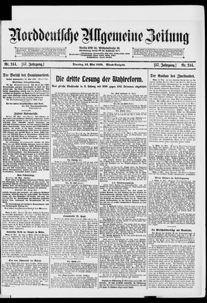 Norddeutsche allgemeine Zeitung vom 14.05.1918