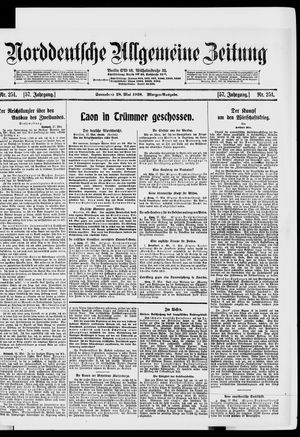 Norddeutsche allgemeine Zeitung on May 18, 1918