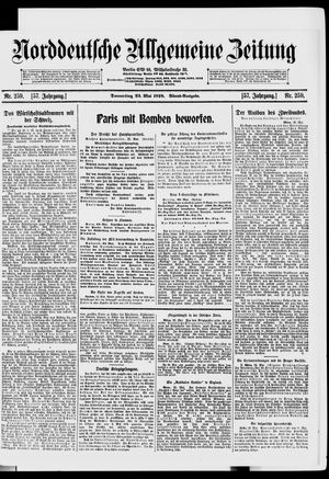 Norddeutsche allgemeine Zeitung vom 23.05.1918