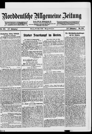 Norddeutsche allgemeine Zeitung vom 27.05.1918