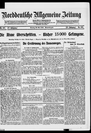 Norddeutsche allgemeine Zeitung vom 28.05.1918