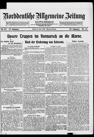 Norddeutsche allgemeine Zeitung vom 31.05.1918