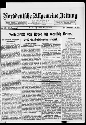 Norddeutsche allgemeine Zeitung vom 01.06.1918