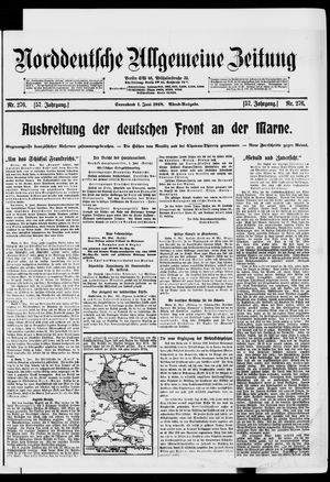 Norddeutsche allgemeine Zeitung vom 01.06.1918