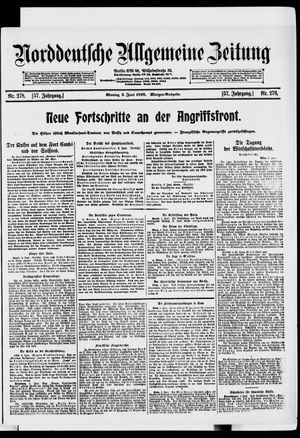 Norddeutsche allgemeine Zeitung vom 03.06.1918