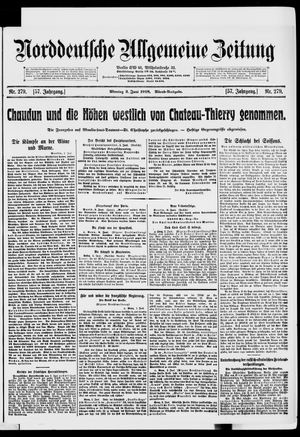 Norddeutsche allgemeine Zeitung vom 03.06.1918