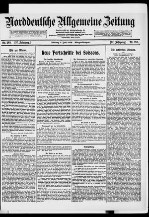 Norddeutsche allgemeine Zeitung vom 04.06.1918