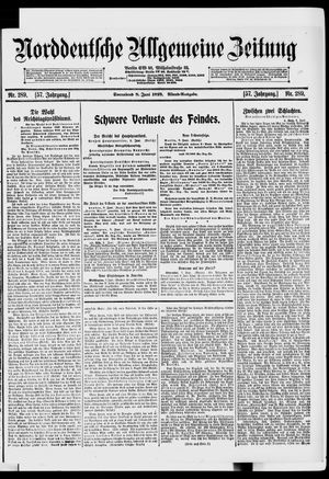 Norddeutsche allgemeine Zeitung vom 08.06.1918