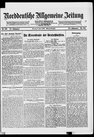 Norddeutsche allgemeine Zeitung vom 09.06.1918