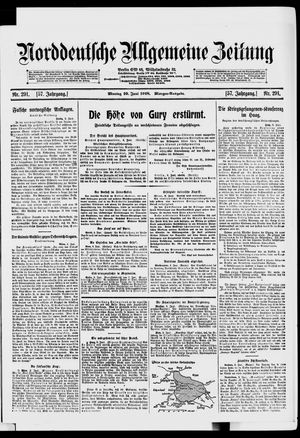 Norddeutsche allgemeine Zeitung vom 10.06.1918