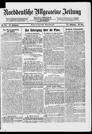 Norddeutsche allgemeine Zeitung vom 17.06.1918