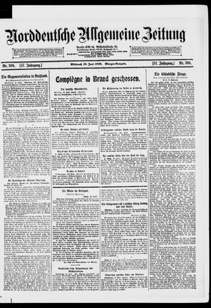 Norddeutsche allgemeine Zeitung vom 19.06.1918