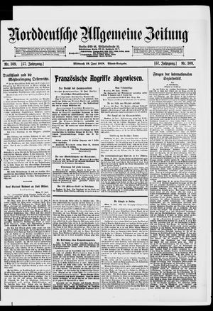 Norddeutsche allgemeine Zeitung vom 19.06.1918