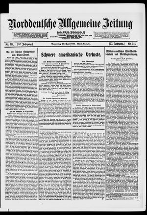 Norddeutsche allgemeine Zeitung vom 20.06.1918