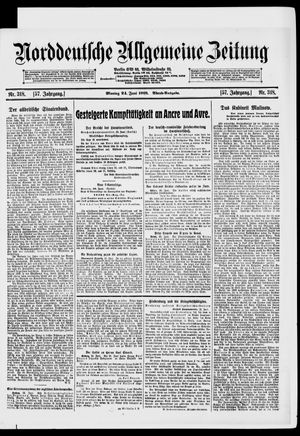 Norddeutsche allgemeine Zeitung vom 24.06.1918