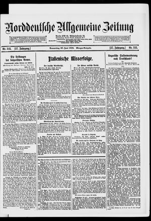 Norddeutsche allgemeine Zeitung vom 27.06.1918