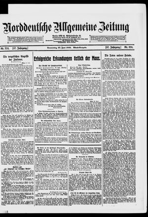 Norddeutsche allgemeine Zeitung vom 27.06.1918