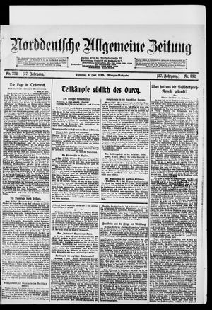 Norddeutsche allgemeine Zeitung vom 02.07.1918