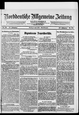 Norddeutsche allgemeine Zeitung vom 02.07.1918