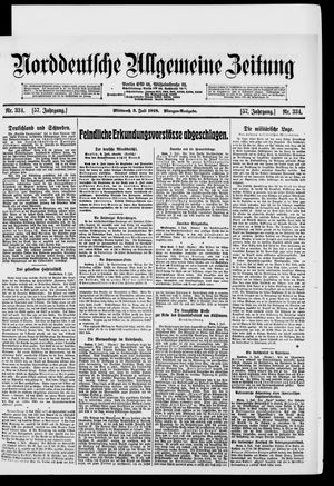 Norddeutsche allgemeine Zeitung vom 03.07.1918