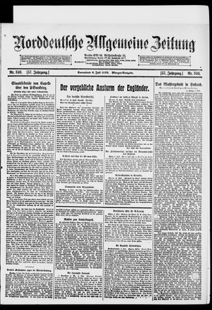 Norddeutsche allgemeine Zeitung vom 06.07.1918