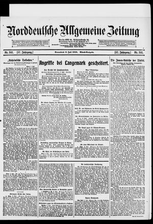 Norddeutsche allgemeine Zeitung on Jul 6, 1918