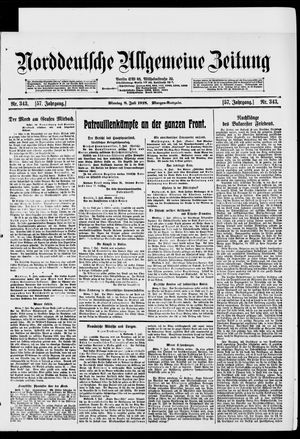 Norddeutsche allgemeine Zeitung vom 08.07.1918