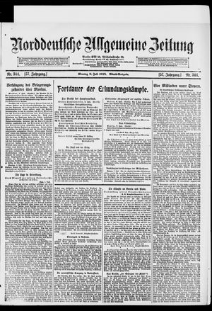 Norddeutsche allgemeine Zeitung vom 08.07.1918