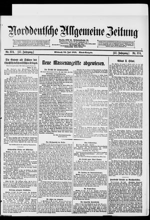 Norddeutsche allgemeine Zeitung vom 24.07.1918