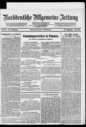 Norddeutsche allgemeine Zeitung vom 26.07.1918