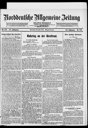 Norddeutsche allgemeine Zeitung vom 27.07.1918